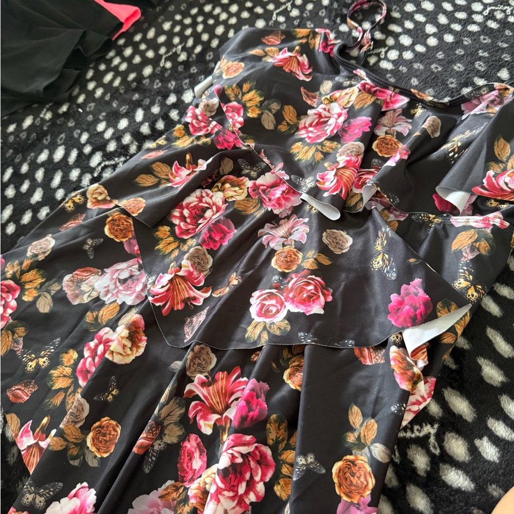Floral Sleeveless swim top